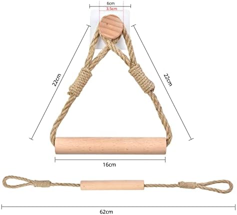 Moonlux Industrial Rope Toilet Paper Holder with Adhesive