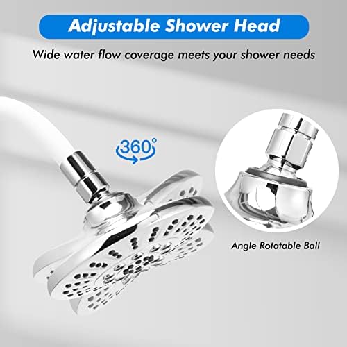 Luxury Handheld Shower Head with Rainfall Option