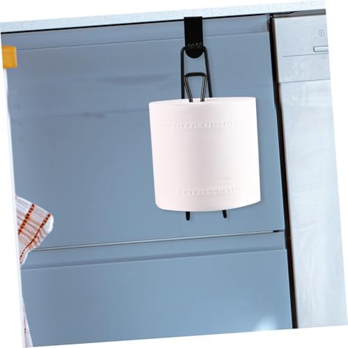 Stylish Wall-Mounted Toilet Paper Holder Black