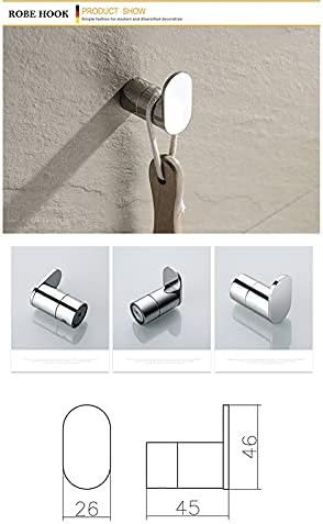 Complete Bathroom Organizer Set Robe Hook and More