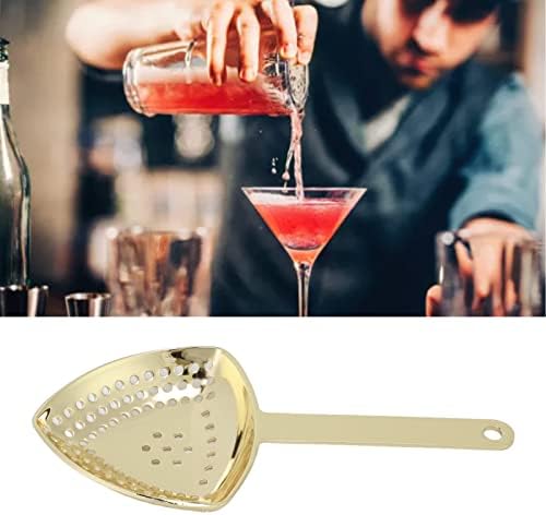 OUKENS Julep Strainer - Triangular Cocktail Strainer for Home Commercial Bars