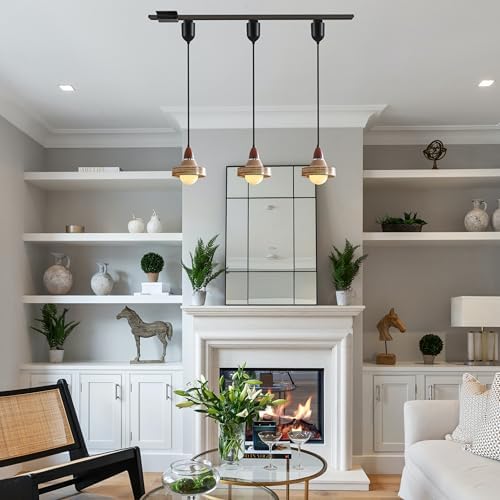 Kiven L Style 2-Wire Track Pendant Light with Ceramic Shade 1