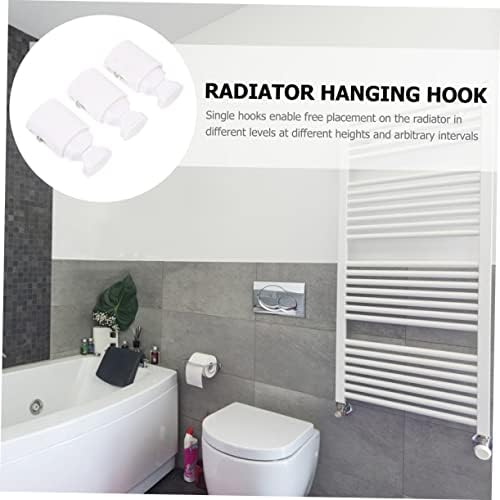 Hohopeti Bathroom Shower Hooks Set of 3 Space-Saving Towel Holders