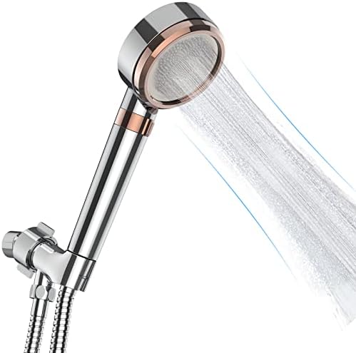 High-Pressure Handheld Shower Head Anti-Clog Nozzles