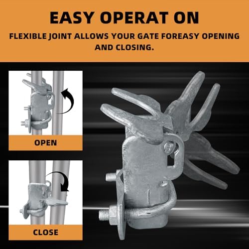 3pc 1-38 Kennel Gate Latch Butterfly Latches