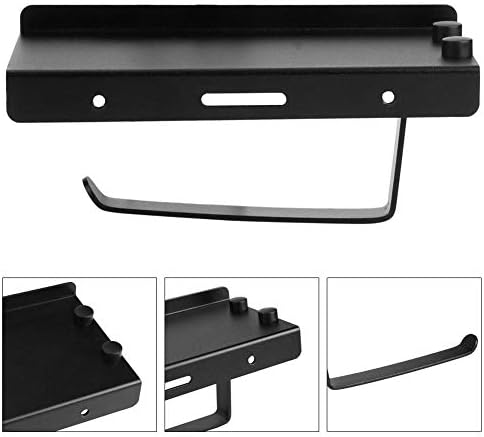 Duokon Toilet Paper Holder with Storage Shelf