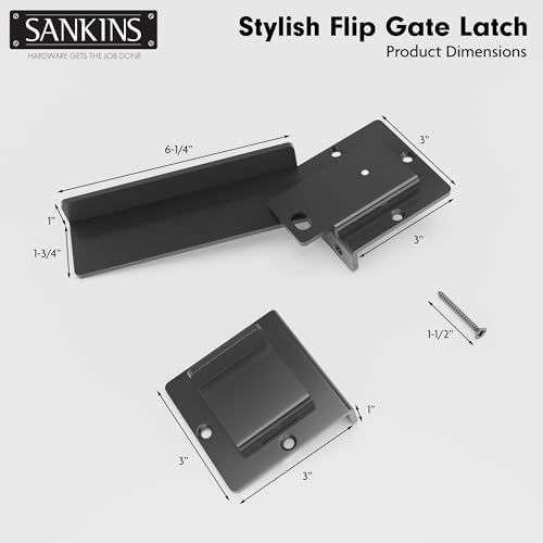 Heavy Duty Flip Gate Latch for Outdoor Use