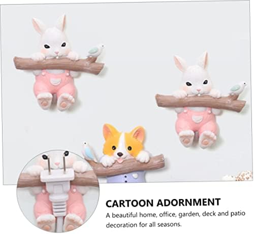 GLEAVI 1pc Rabbit Shape Towel Hook for Home Decoration