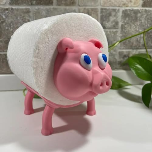 Cute Animal Toilet Paper Holder Funny Bathroom Decor
