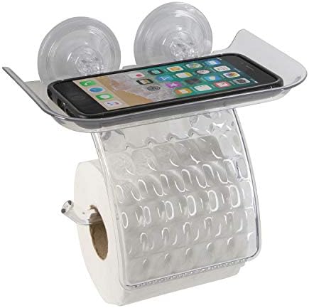 Bath Bliss Suction Cup Toilet Paper Holder