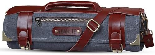 Leaflite 12-Pocket Chef Knife Roll Bag