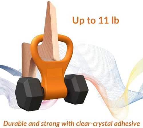 VOREN Toilet Paper Holder Wall Mount Wooden 2 Pack