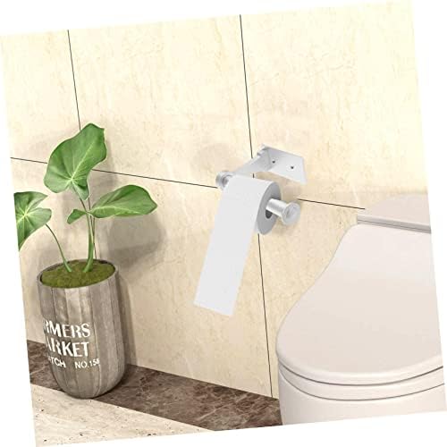 TEHAUX Aluminum Alloy Toilet Paper Holder Wall Mount 2-Pack Black