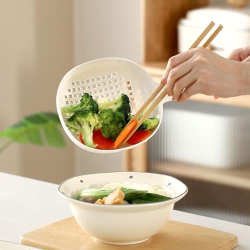 BESTOYARD Skimmer Slotted Spoon with Long Handle