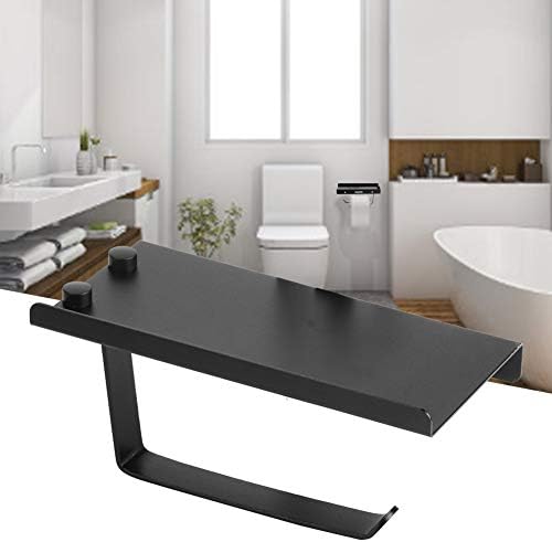 Duokon Toilet Paper Holder with Storage Shelf