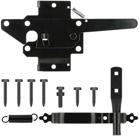 Wmebee Heavy Duty Self-Locking Gate Latch