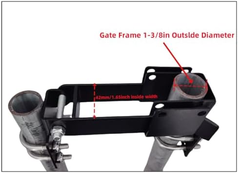 Precise Double Gate Latch for 1-38 Pipe Fences