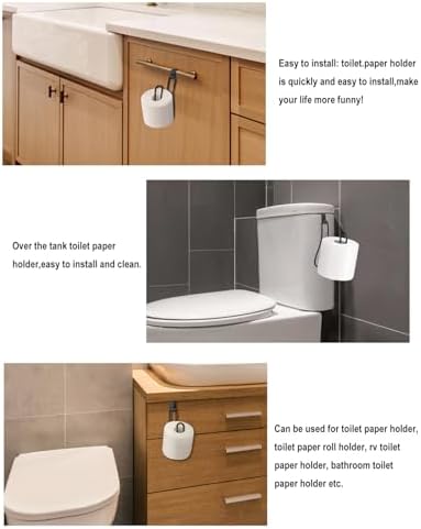 Chrome Toilet Paper Roll Holder - Space Saving Durable