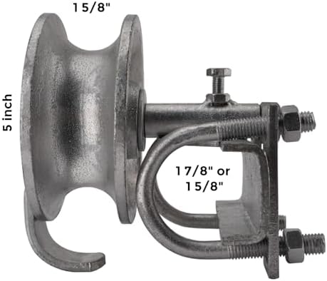 Galvanized Pipe Track Wheel for Gates