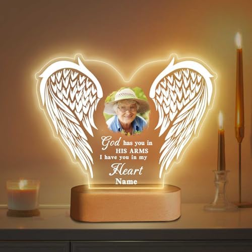 Customized Photo Night Light Acrylic Plaque Lamp