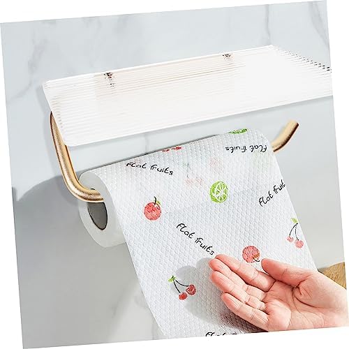 Wall-Mounted Toilet Paper Holder with Shelf