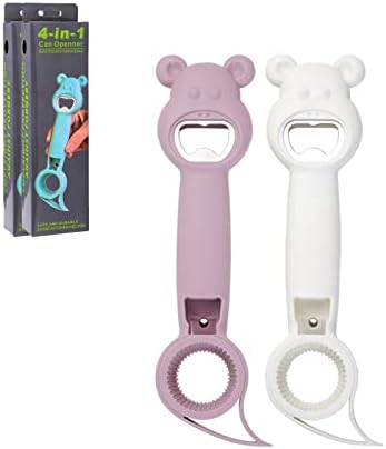 HYMEVROS 4 In 1 Jar Can Bottle Opener for Seniors