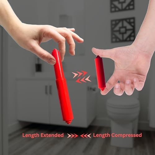 Pulse Red Toilet Paper Holder Spring Rod