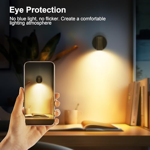 2-Pack Rechargeable LED Spotlight with Remote Control