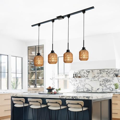TULUCE 4-Pack Track Lighting Pendant Lights 1