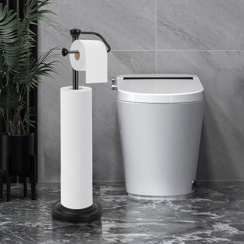Lanburch Heavy Duty Toilet Paper Holder Stand