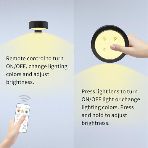 3PACK Picture Light with Remote 3 Colors