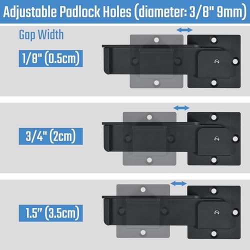 Steinwhale Flip Gate Latch Locks for Outdoor Door Gate