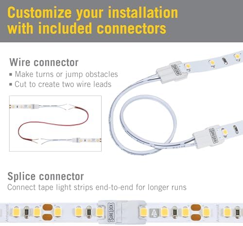 Armacost Lighting 164 ft LED Tape Light Dimmable Soft White 2700K