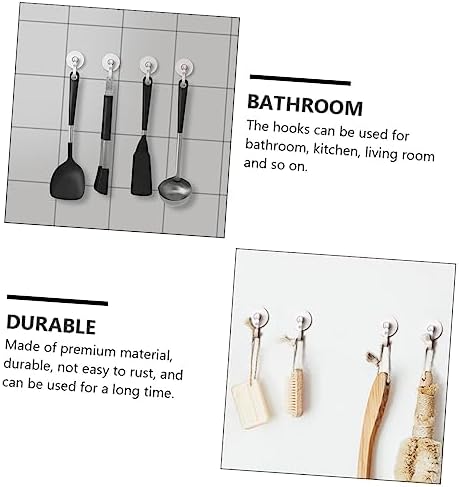 Hemobllo Gold Shower Door Hooks No Drill Wall Hangers 1
