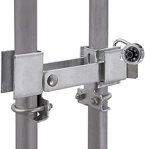 Double Gate Latch for Chain Link Fences