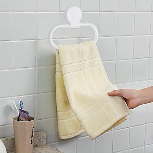Cabilock Adhesive Towel Ring No Drilling Wall Mounted