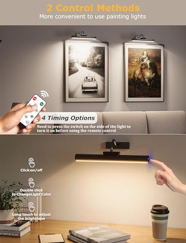 Skairipa Wireless Picture Light with Remote 2Pack 1