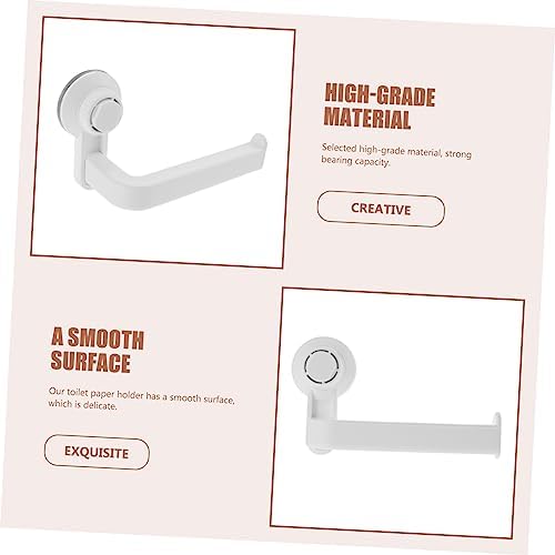 Gadpiparty Suction Toilet Paper Holder Wall Mount