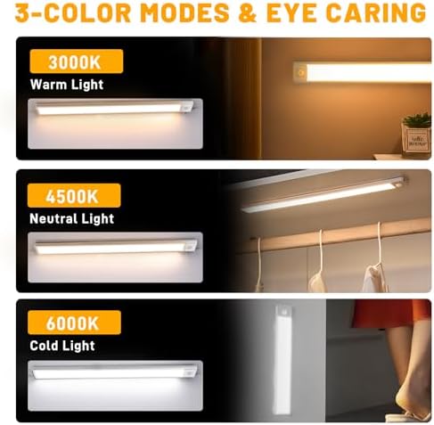 SPOLI Under Cabinet LED Motion Sensor Light 2 Packs