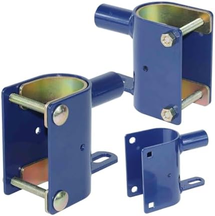 VIRTIONZ Two Way Gate Latch Blue Perfect for Farms Pastures and Ranches