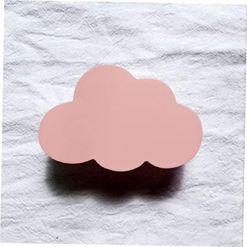 Alipis Pink Cloud Wooden Wall Hook Decor