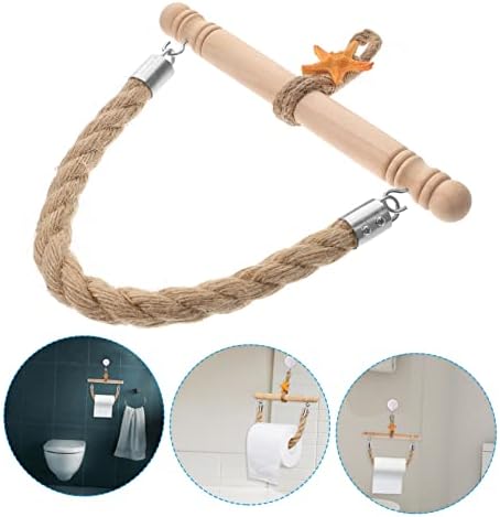 Rope Toilet Paper Holder Farmhouse Nautical Sea Decor
