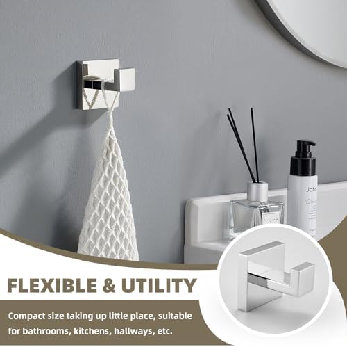 Suyar 4-Piece Chrome Bathroom Hardware Set