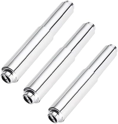 Mipcase 3Pcs Toilet Paper Holder for Bathroom Kitchen Silver