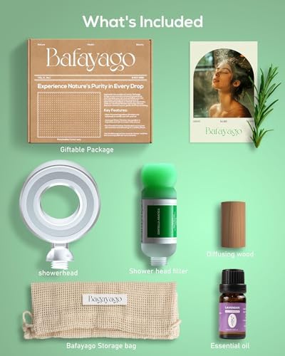 Filtered Aromatherapy Handheld Shower Head