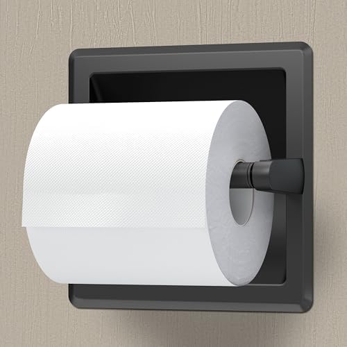 Gatco 752 Recessed Toilet Paper Holder Matte Black