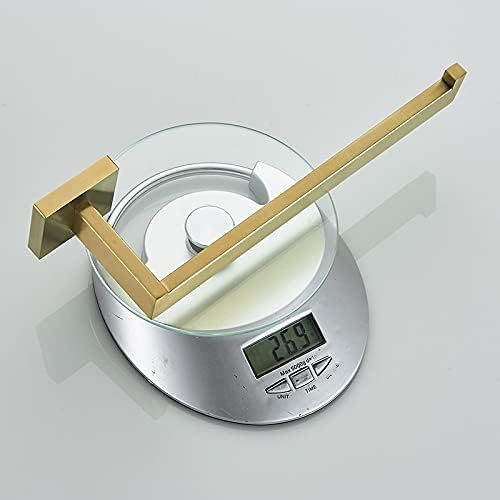 Sturdy Gold-plated Bath Shelf Set with Adjustable Hangers