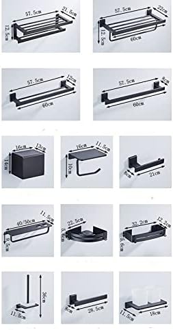 ZYRK Black Bathroom Set