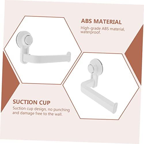 Lurrose Suction Toilet Paper Holder for Bathroom Kitchen and Living Room