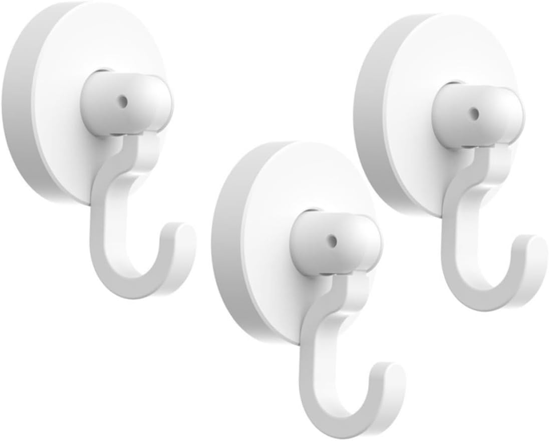 Happyyami 3pcs Self-Adhesive Wall Hooks for Bathroom Kitchen Door Hanger